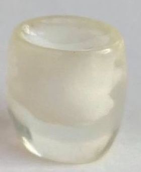 1:6 Jar Full of Coloured Substance White (13Diam x 14mmH)