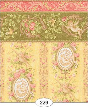 Victoriana Yellow Wallpaper (267 X 413mm)