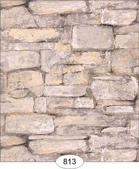 Flat Stone Charcoal Wallpaper (267 X 413mm)