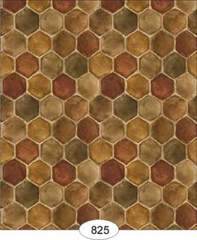 Honeycomb Tile Blue Wallpaper (267 X 413mm)