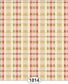 Wallpaper Colonial Plaid Beige (267 X 413mm)