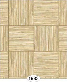 Wallpaper Grasscloth Parquet Tile - Beige (267 X 413mm)