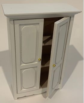 Wardrobe White with Flat Top (85 x 40 x 145Hmm)