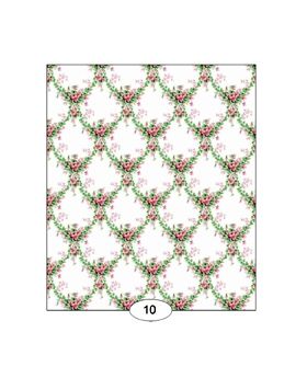 Lily Trellis Pink Wallpaper (267 X 413mm)