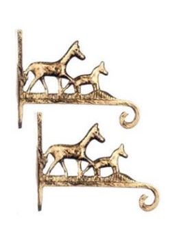 Wall Bracket 1 Pair (1.25"H x 1"W x 0.125"D)