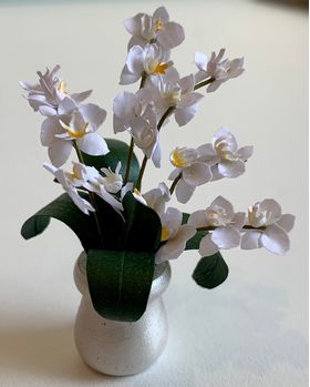 Potted Orchids by Kathy Brindle (15 Diam x 50Hmm)