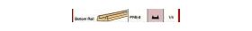 Porch Rail Bottom (1/4" x 22")