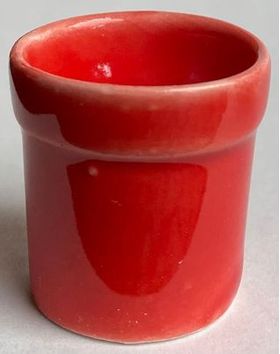 Red Plant Pot (38 x 38mm)