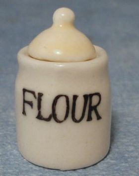 Glazed Flour Crock (10 x 10 x 10mm)