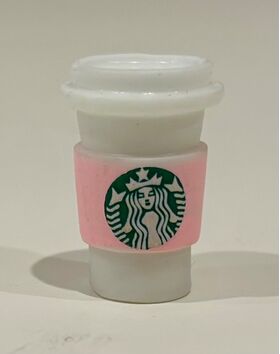 Coffee Cup Pink (22mmH)