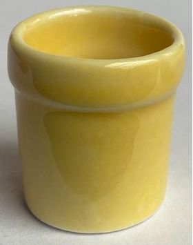 Yellow Plant Pot (38 x 38mm)