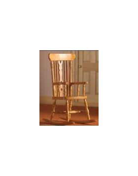 Country Pine Fiddle Back Rocking Chair (50Wx75Dx102Hmm)