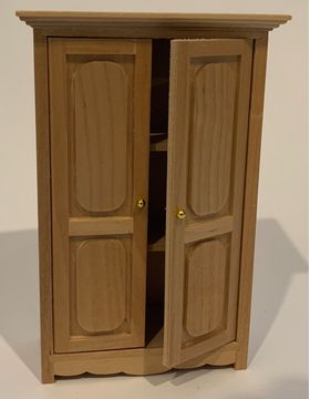 Wardrobe Oak with Flat Top (85 x 40 x 145Hmm)