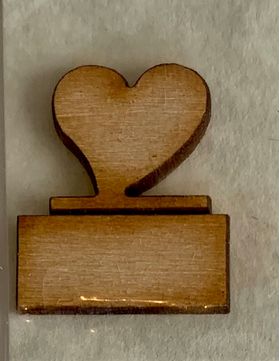 Heart Decorative Accent by Diminutive Details (Heart: 12W x 10Hmm)