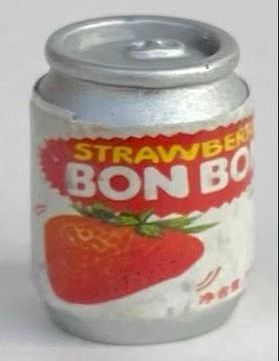 1:6 Bon Bon Tin Strawberry (13Diam x 18mmH)