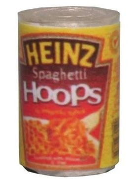 Can of Spaghetti Hoops (10 Diameter x 15Hmm)