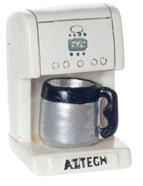 Coffee Maker Set, White (1"H x 0.5"W x 0.5"D)