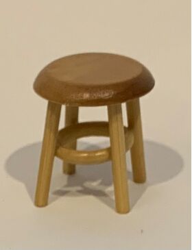 Stool Pine Set 4 (35 Diam x 38Hmm)