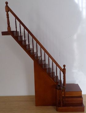 Complete Staircase Left  with turn (265mm)