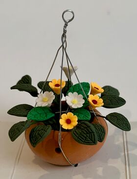 Flowers Hanging Daisies (Bowl:30mm Diameter)