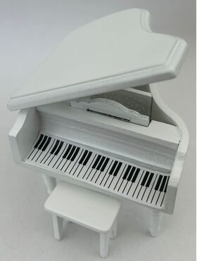 Piano Baby Grand White (90 x 90 x 70Hmm)