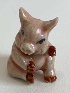 Baby Pig (22mmH) (Price Each Part of a Set of 5)