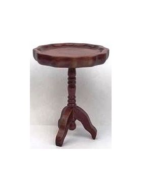 Pie Crust Table Brown (57H x 46Diam mm)