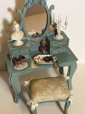 1:6 Dressing Table Note Supplied Raw