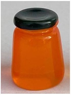 Orange Jar without Label (14mmH)