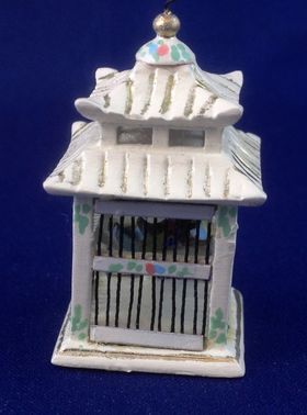 Pagoda Bird Cage (20W x 20D x 35Hmm) By Bespaq