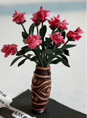 Vase of Flowers by Kathy Brindle (10 Diam x 45Hmm)