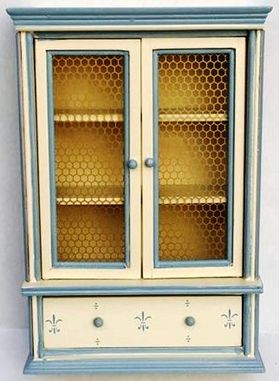 Cupboard Lemon/Blue (100 x 40 x 148mmH)