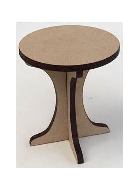 Round Table Side Kit Laser Cut (50 Diam x 55Hmm)