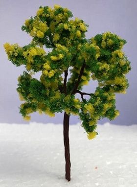 9cm Tree with Yellow Flowers
