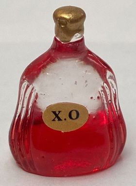 Spirit Bottle Wide Bottom Red (25mm)