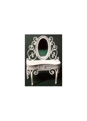 Dressing Table White Wire (80x30x105mm)