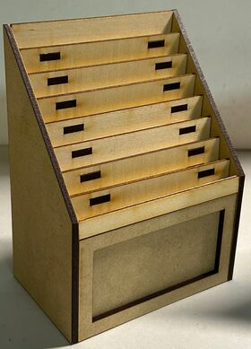 Laser Cut Card Stand Kit with 6mm Shelves (Good for Books)