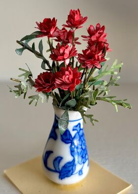 Vase with Flowers by Kathy Brindle (55Hmm)