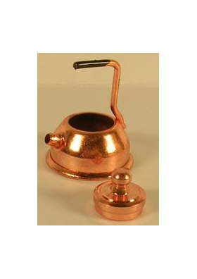 Copper Kettle with Lid (23 Diam x 20Hmm)
