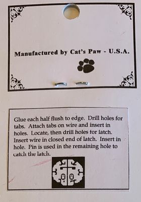 Oriental Pull Horizontal 1 Piece (15 x 12mm)