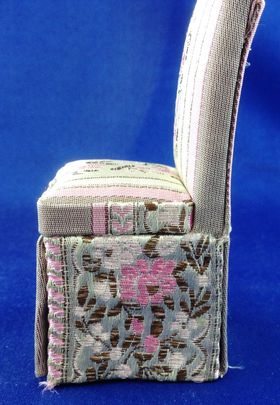 Ribbon Rose Parson Chair (40W x 40D x 93Hmm) By Bespaq