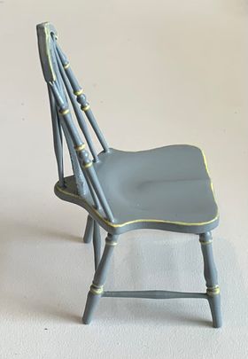 "Cottage" Side Chair Only Blue (48 x 50 x 93Hmm) - Bespaq - Only One Left