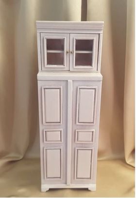 Cambridge Manor Refrigerator Cabinet White Wash (2-5/8"W x 1-11/16" D x 7-9/16" T)