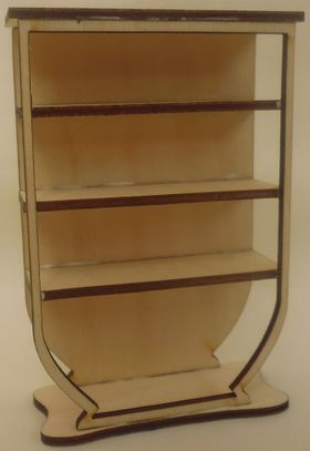 1:24 Laser Cut Art Deco Shelf Kit