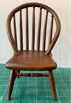 Windsor Side Chair Walnut (45W x 48D x 87Hmm)