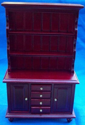 Kitchen Dresser Mahogany (100 x 35 x 165Hmm)