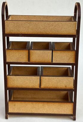 Laser Cut Tray Stand Kit with 7 Trays