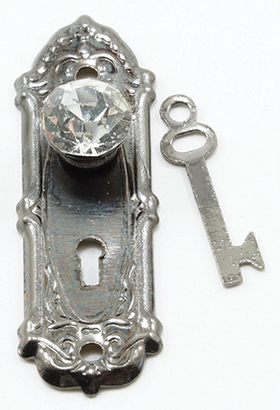 Crystal Opryland Knob, Pewter, 2Pk (1/32" x 5/16")