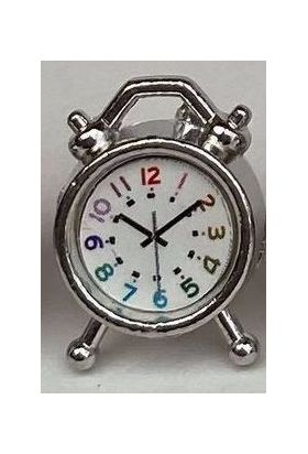 Alarm Clock Type C Silver