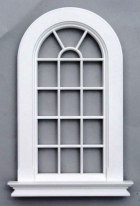 Plastic Round Top Window (159 x 76mm)